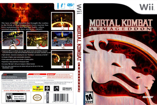 Mortal Kombat Armageddon Cover Art - WOI Solutions