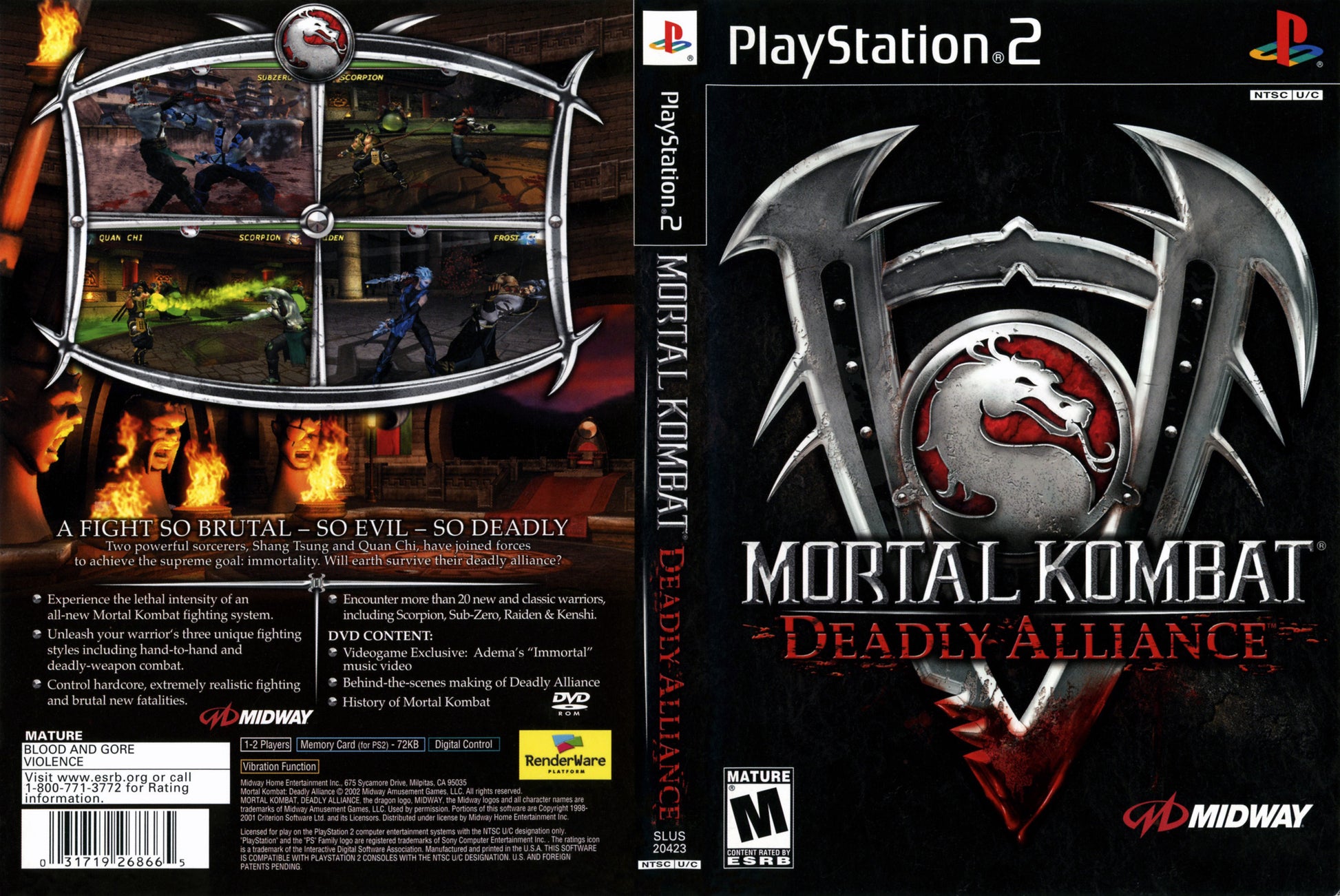 Mortal Kombat Deadly Alliance