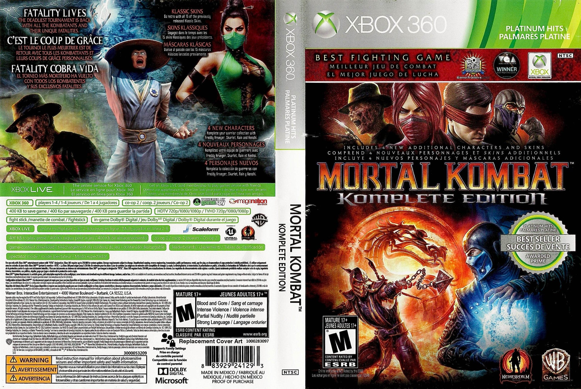 Mortal Kombat Komplete Edition Cover Art - WOI Solutions