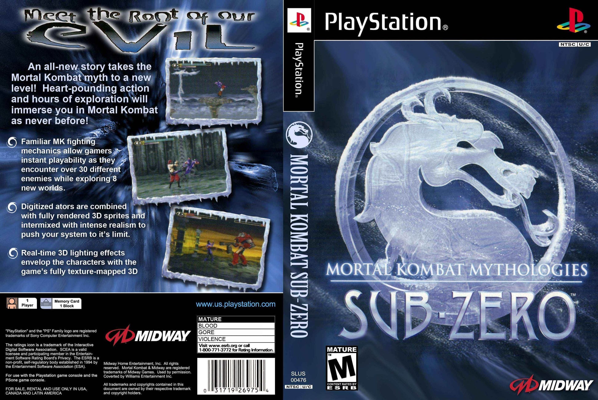 Mortal Kombat Sub-Zero Cover Art - WOI Solutions