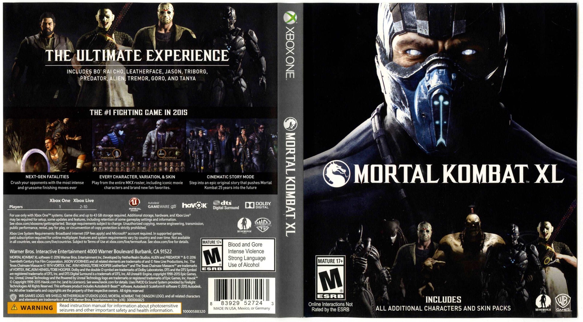 Mortal Kombat XL