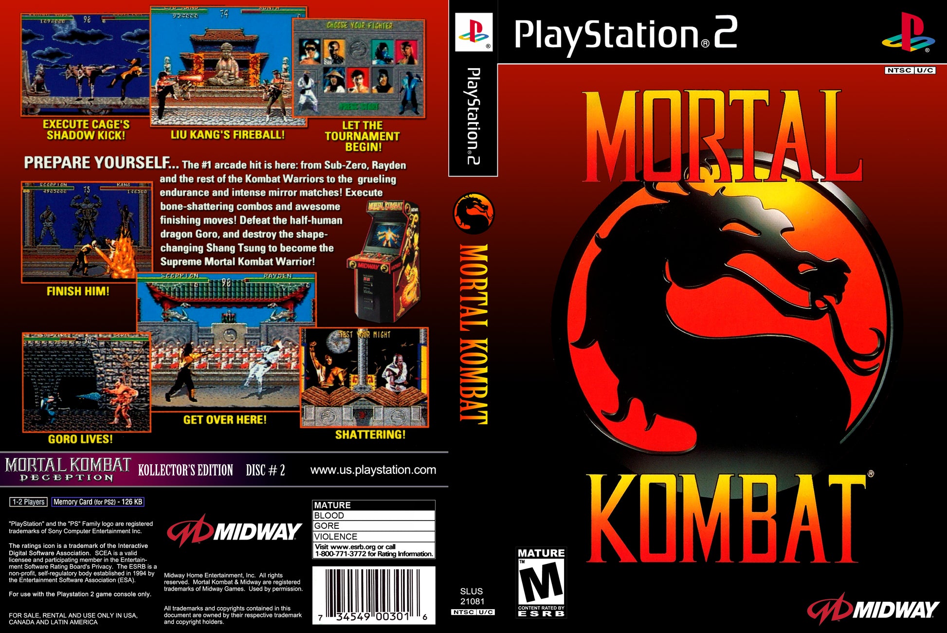 Mortal Kombat (MK Deception Bonus Disc)