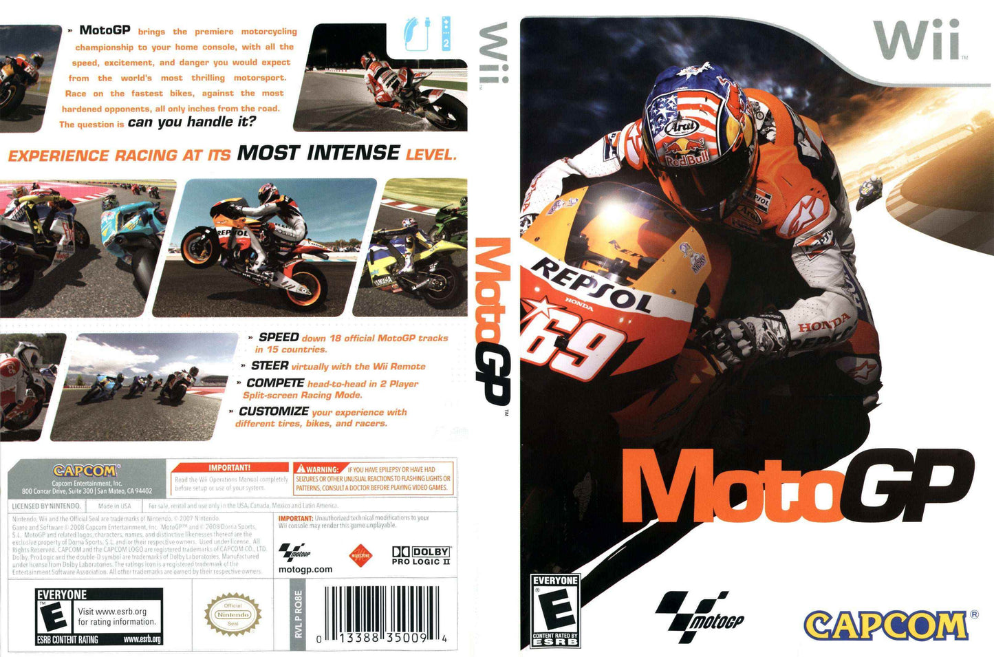 MotoGP 08 Cover Art - WOI Solutions
