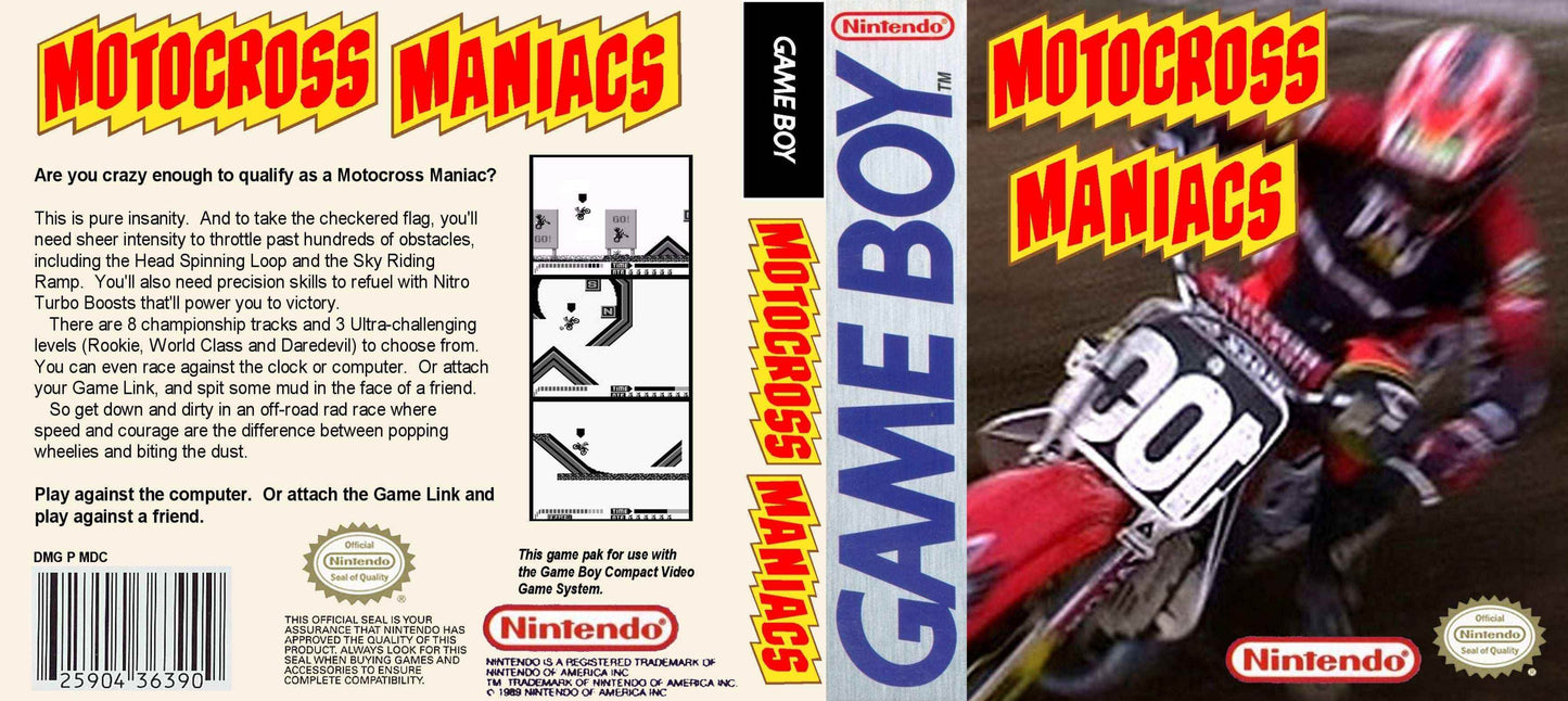 Motocross Maniacs Cover Art - WOI Solutions