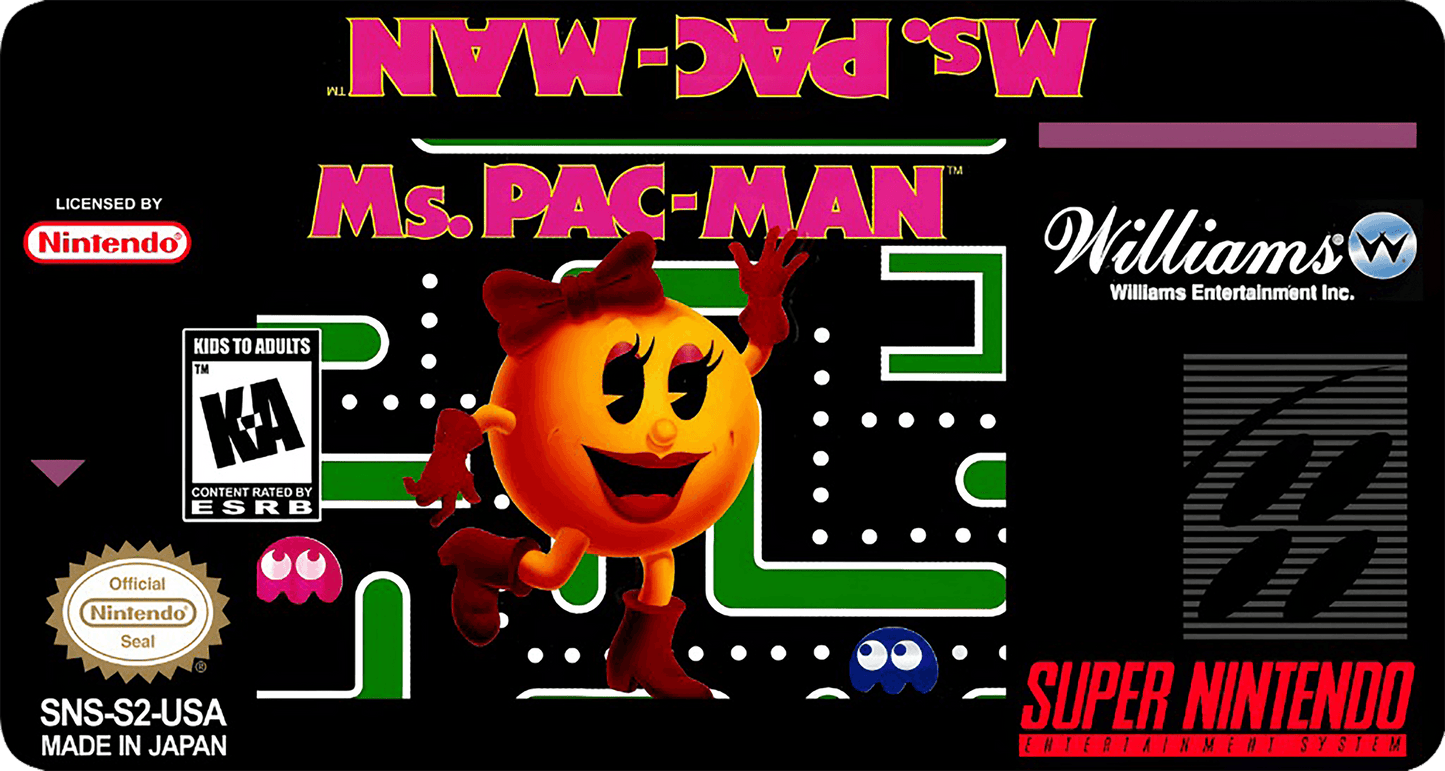 Ms. Pac-Man Cover Art - WOI Solutions