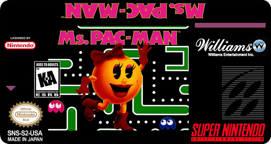 Ms. Pac-Man Cover Art - WOI Solutions