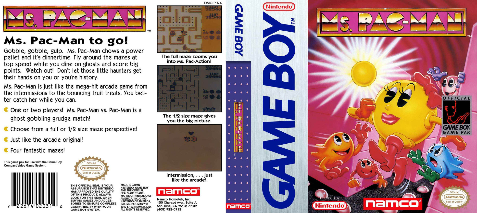 Ms. Pac-Man Cover Art - WOI Solutions