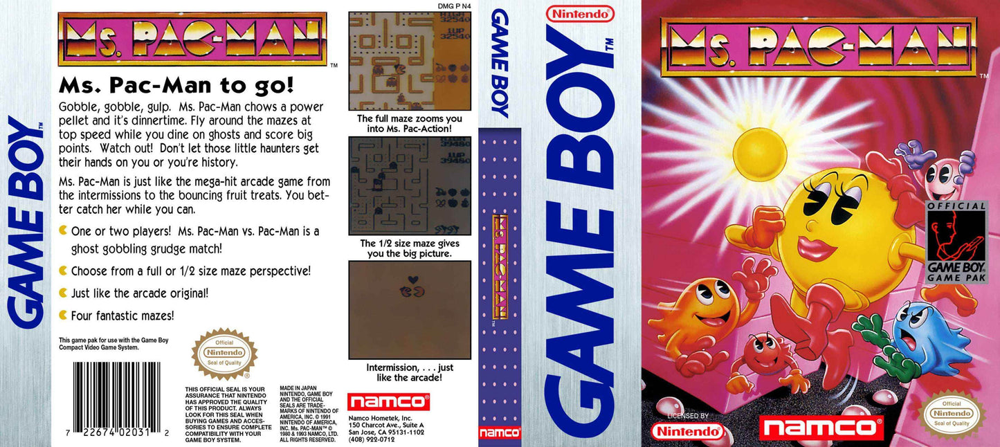 Ms. Pac-Man Cover Art - WOI Solutions