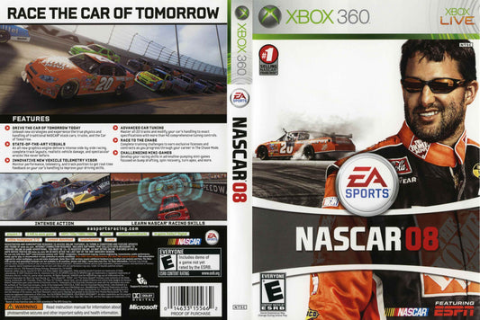 NASCAR 08 Cover Art - WOI Solutions