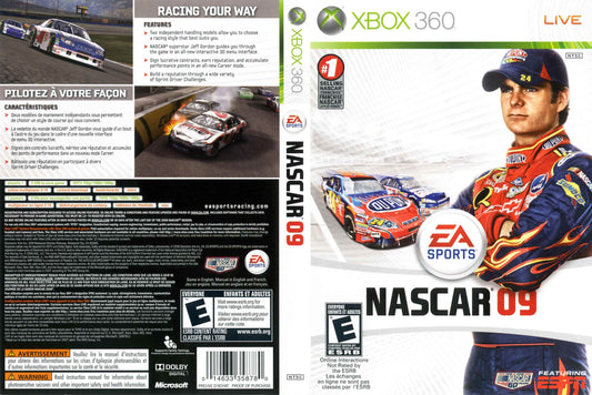 NASCAR 09 Cover Art - WOI Solutions