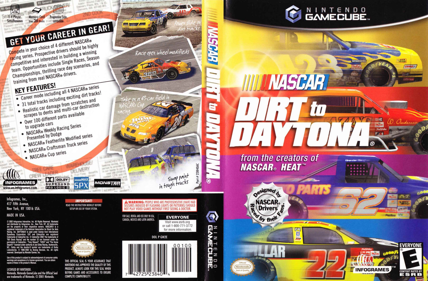 NASCAR Dirt to Daytona Cover Art - WOI Solutions
