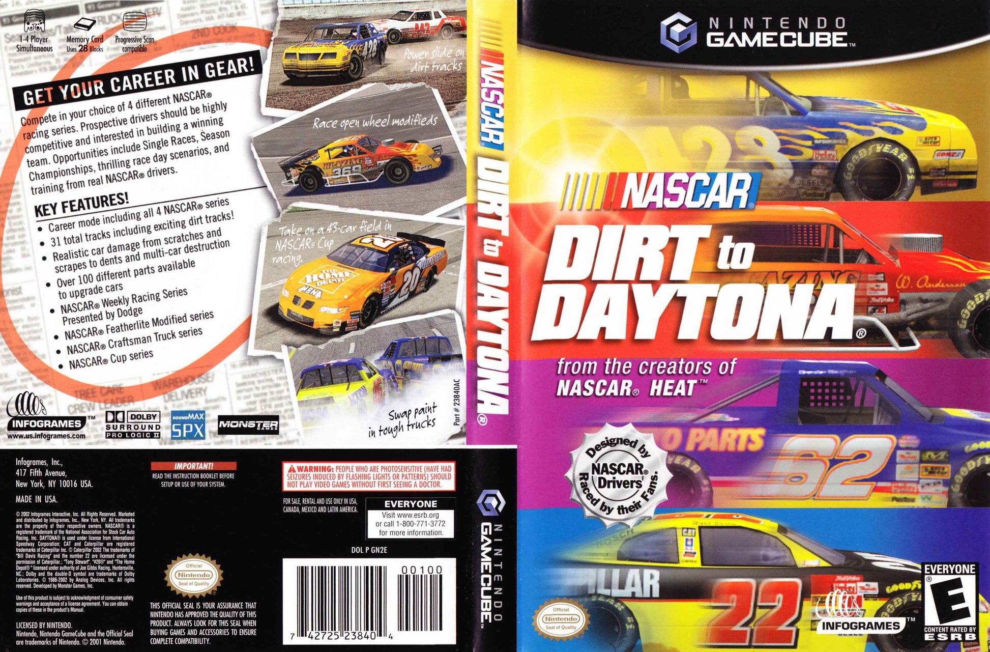NASCAR Dirt to Daytona Cover Art - WOI Solutions