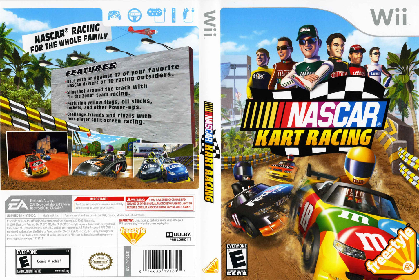 NASCAR Kart Racing Cover Art - WOI Solutions