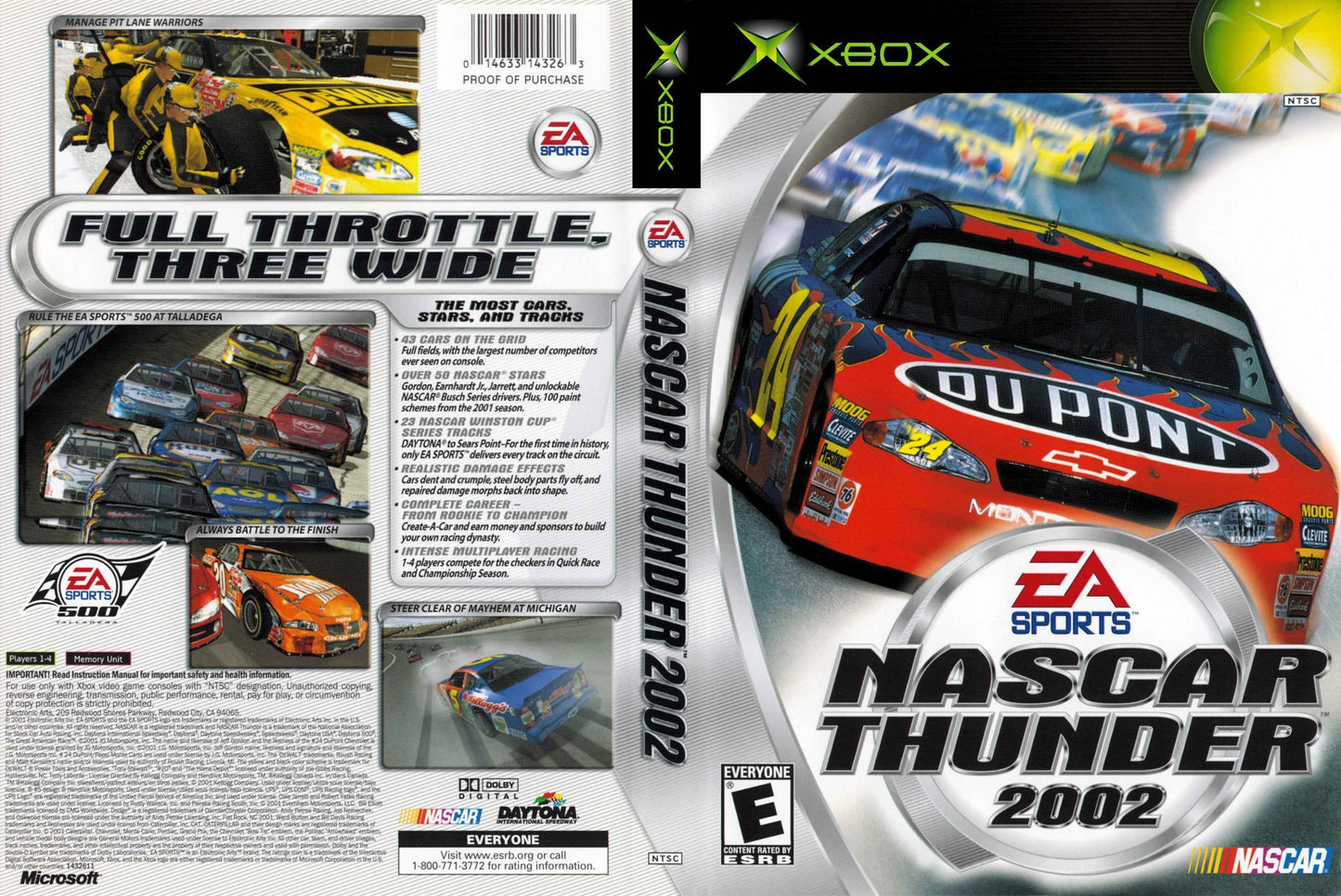 NASCAR Thunder 2002 Cover Art - WOI Solutions