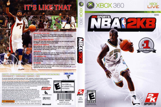 NBA 2K8 Cover Art - WOI Solutions