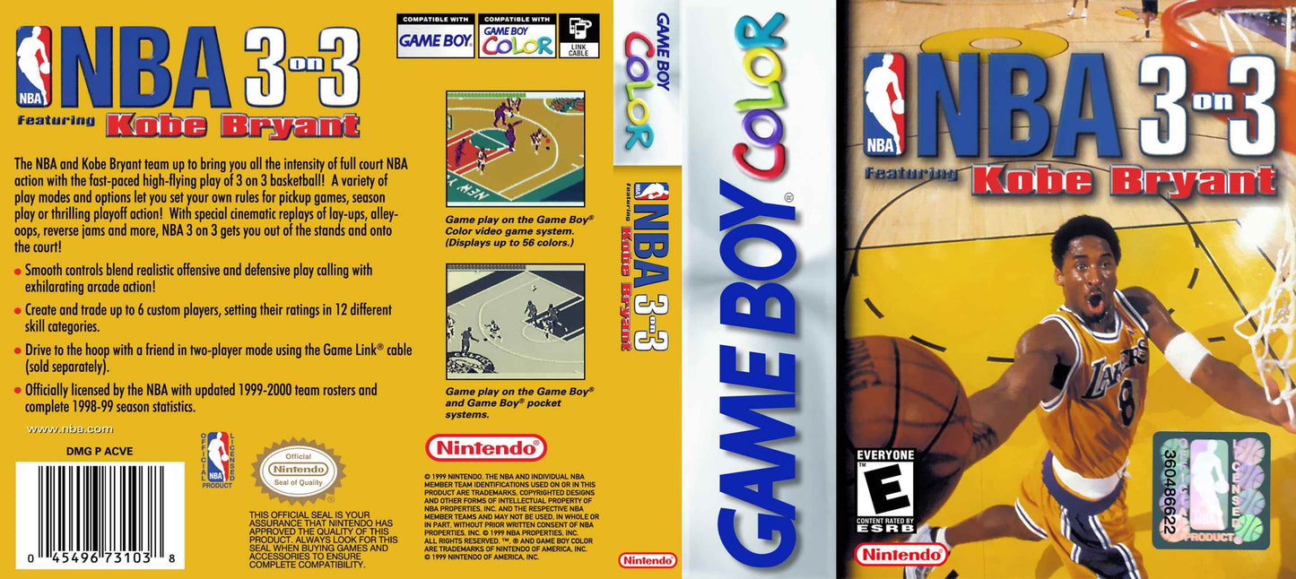 NBA 3 on 3 Featuring Kobe Bryant Cover Art - WOI Solutions