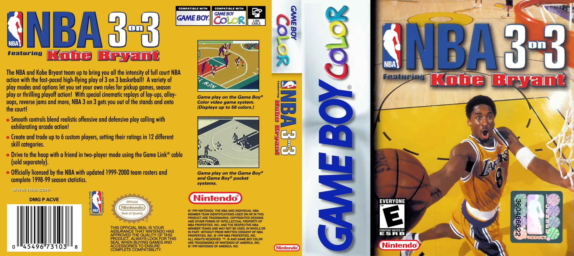 NBA 3 on 3 Featuring Kobe Bryant Cover Art - WOI Solutions