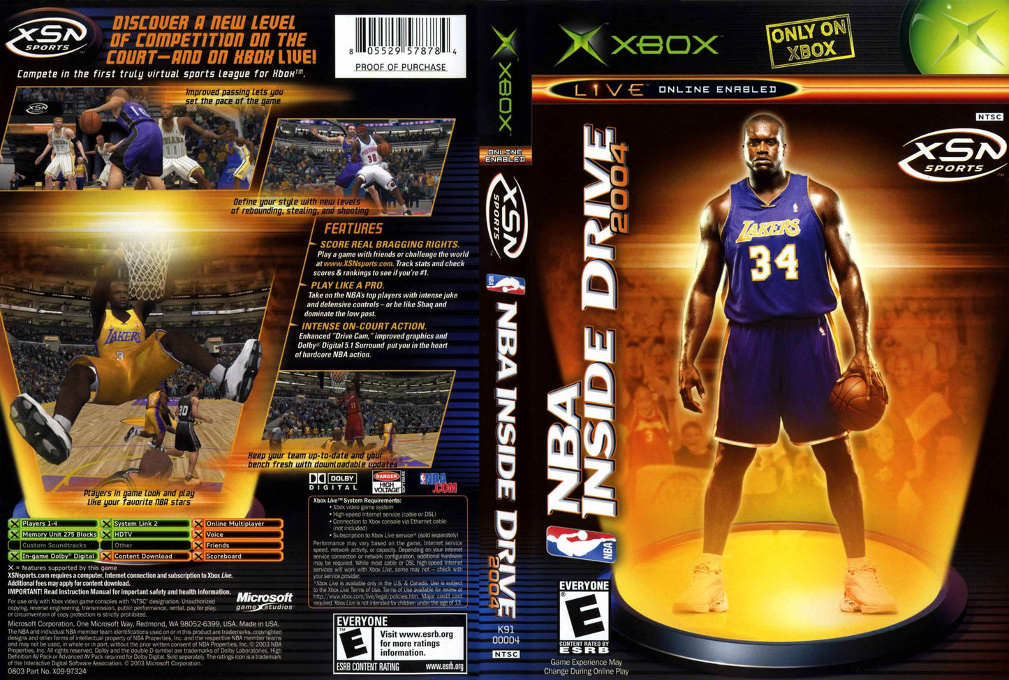 NBA Inside Drive 2004 Cover Art - WOI Solutions