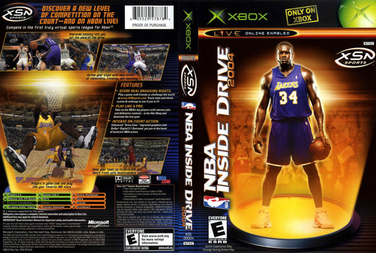 NBA Inside Drive 2004 Cover Art - WOI Solutions