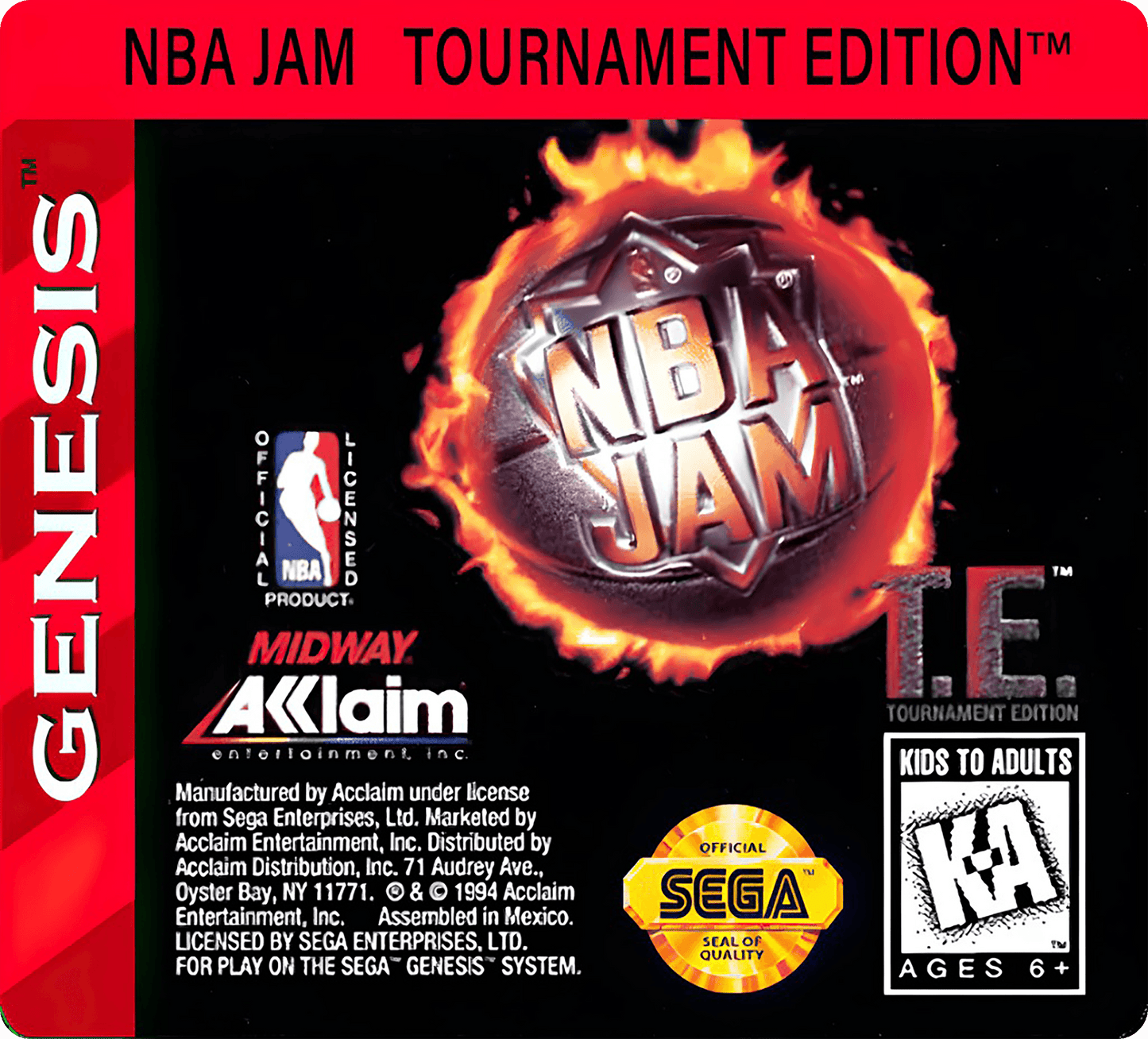 NBA Jam - Tournament Edition Cover Art - WOI Solutions