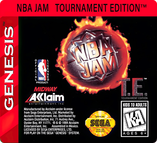 NBA Jam - Tournament Edition Cover Art - WOI Solutions