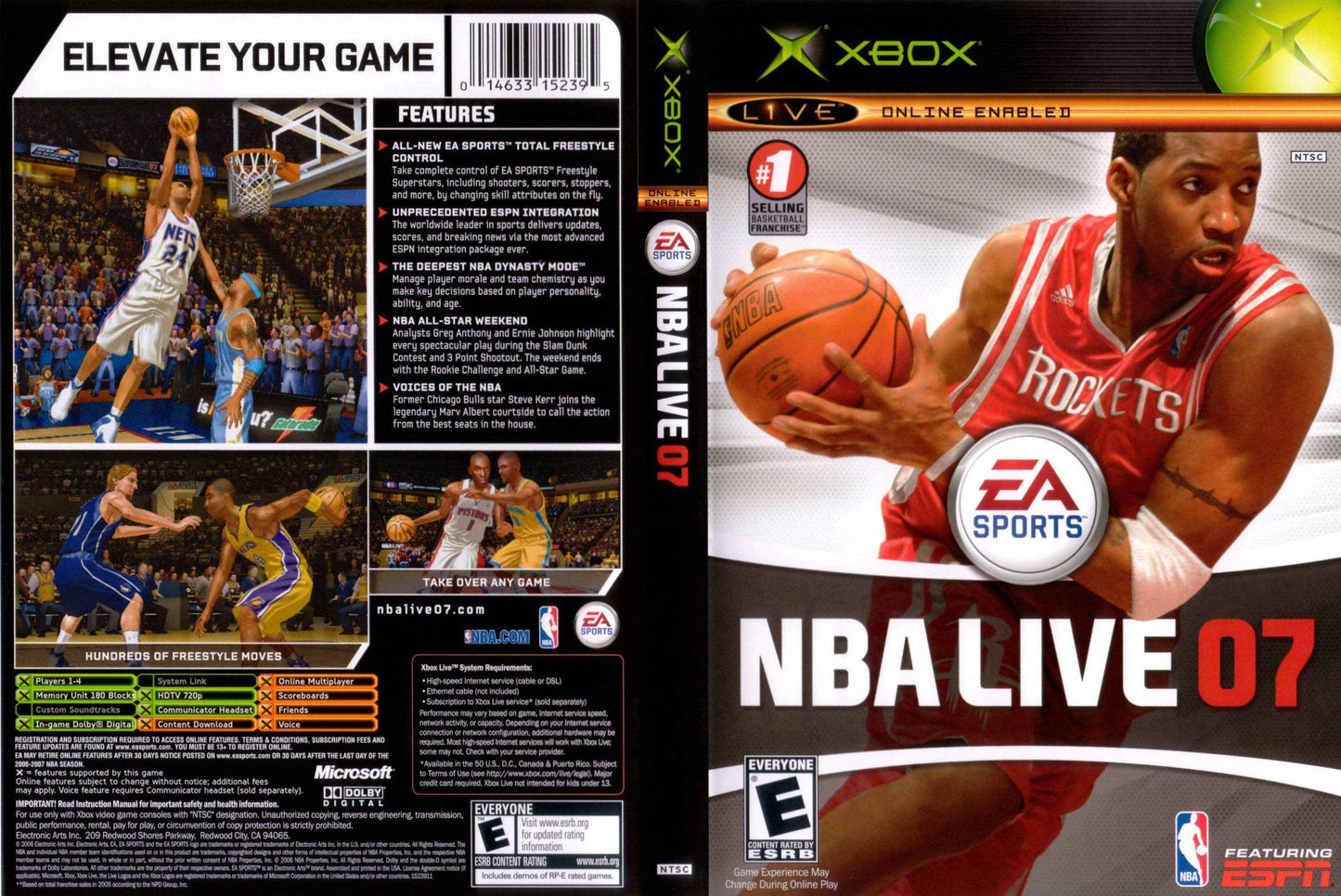 NBA Live 07 Cover Art - WOI Solutions