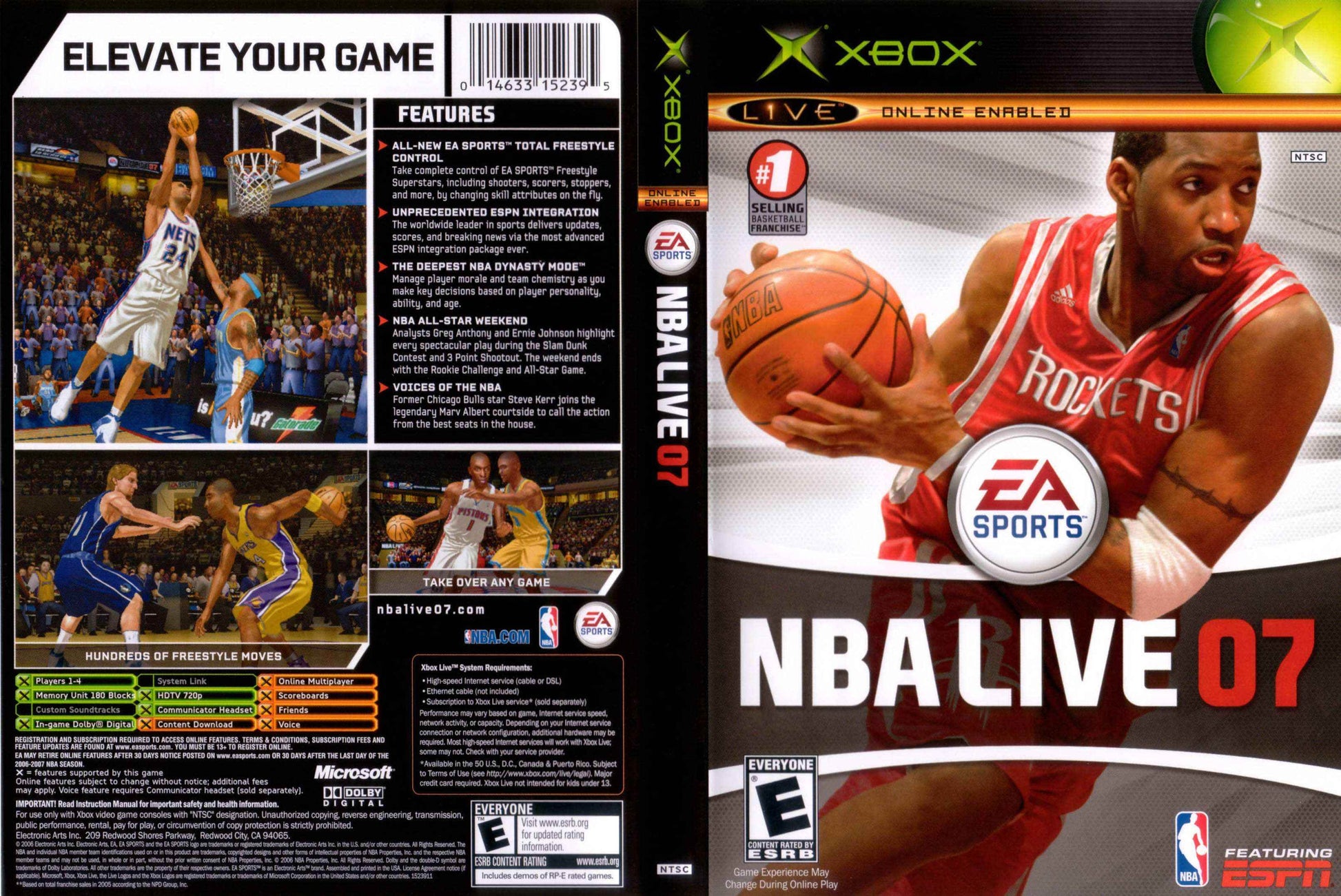 NBA Live 07 Cover Art - WOI Solutions