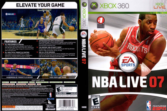 NBA Live 07 Cover Art - WOI Solutions