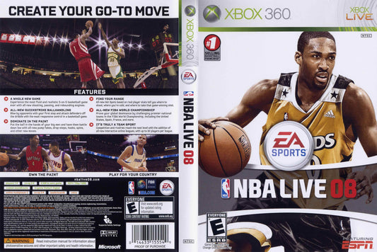 NBA Live 08 Cover Art - WOI Solutions