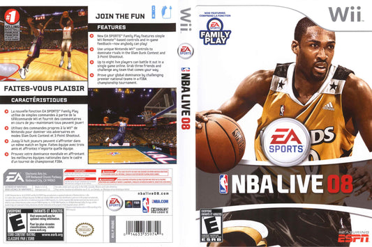 NBA Live 08 Cover Art - WOI Solutions