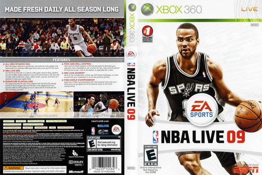 NBA Live 09 Cover Art - WOI Solutions