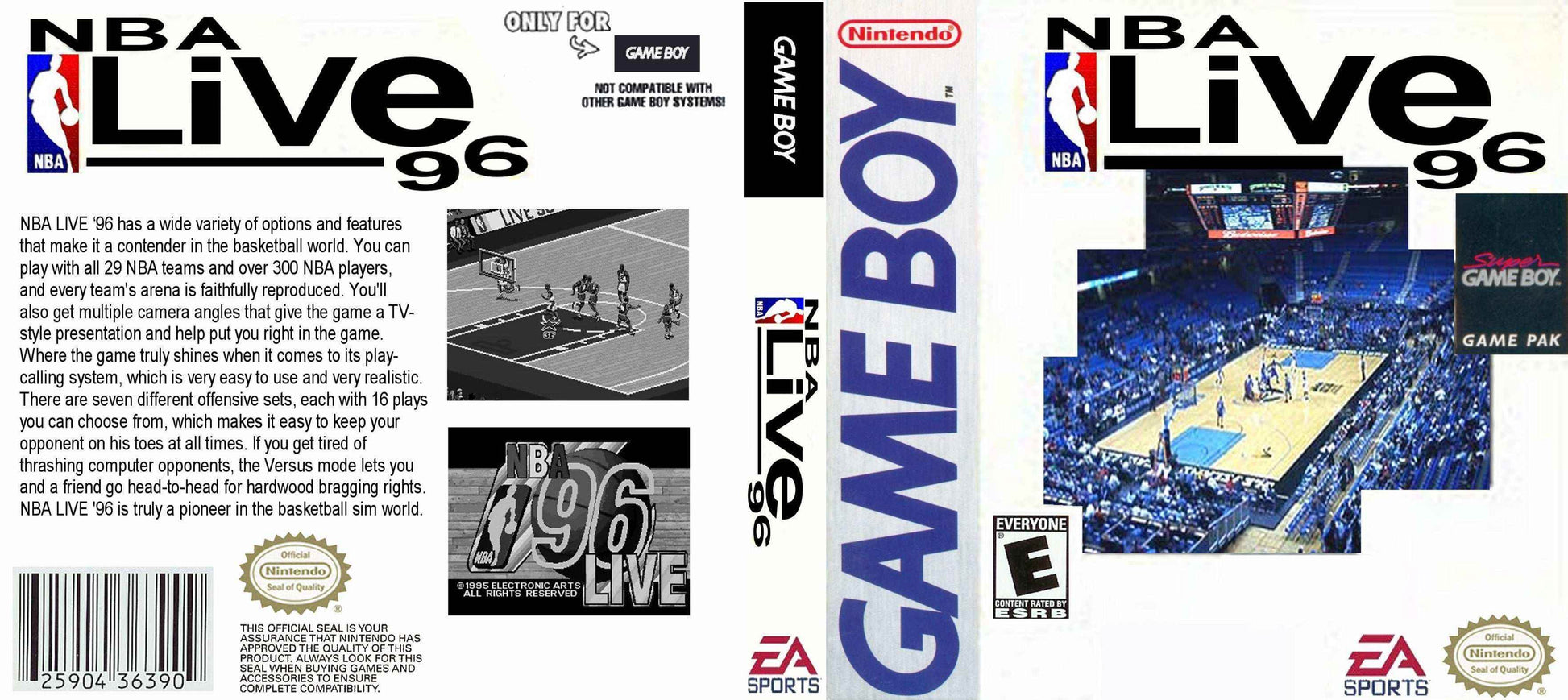 NBA Live 96 Cover Art - WOI Solutions