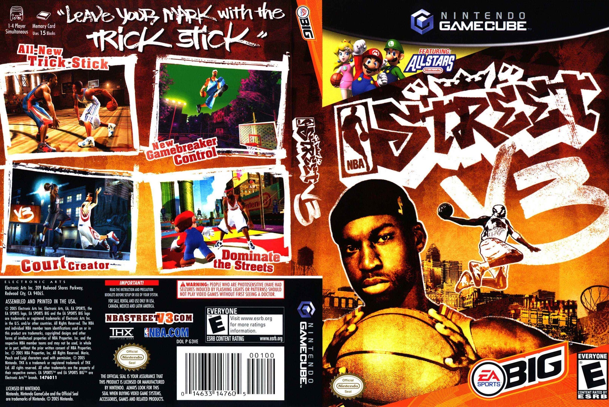 NBA Street v3 Cover Art - WOI Solutions