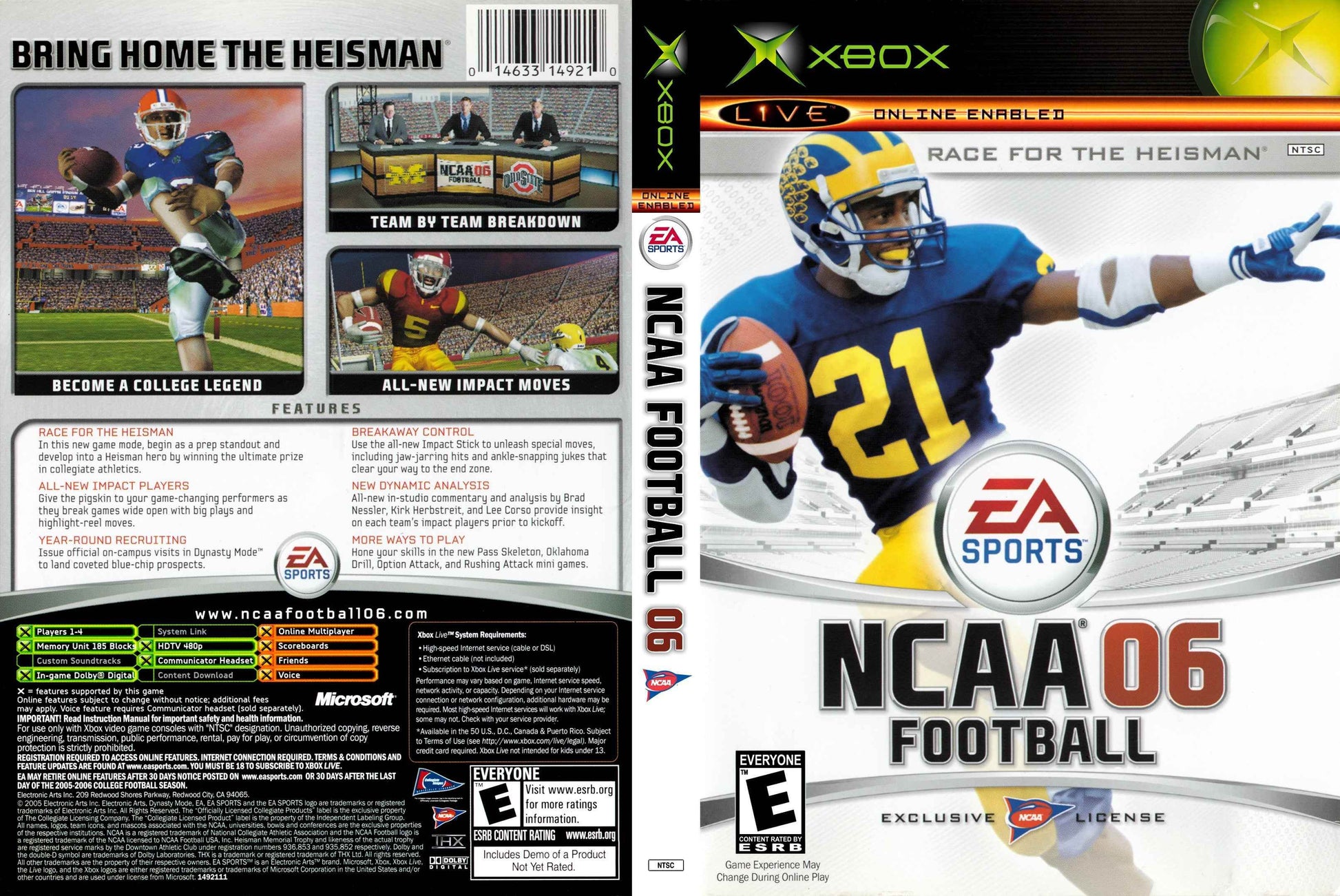 NCAA Football 06 Cover Art - WOI Solutions
