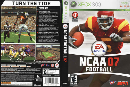 NCAA Football 07 Cover Art - WOI Solutions
