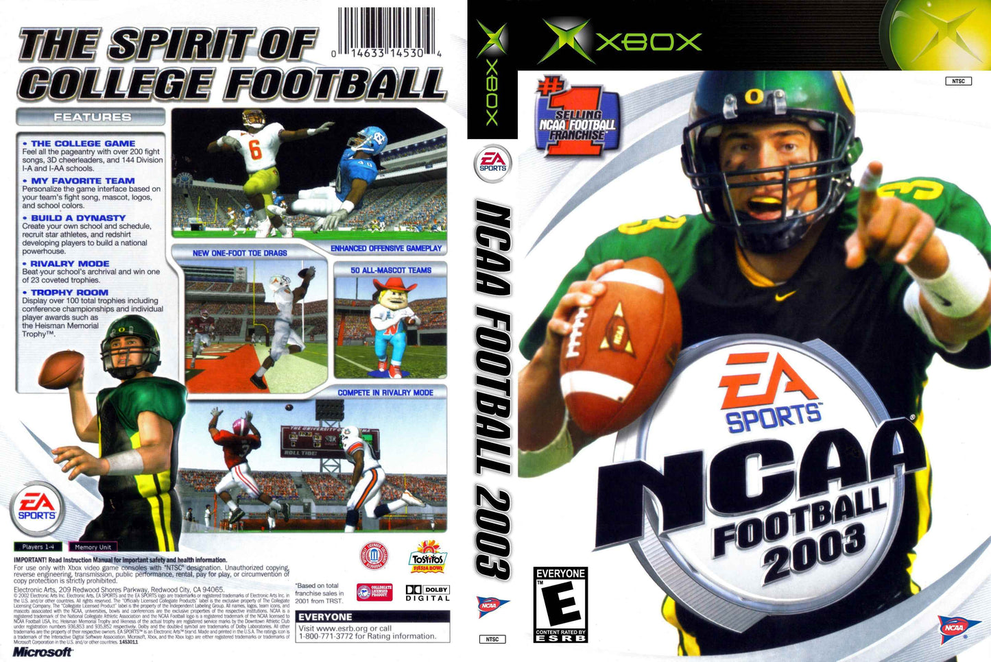 NCAA Football 2003 Cover Art - WOI Solutions