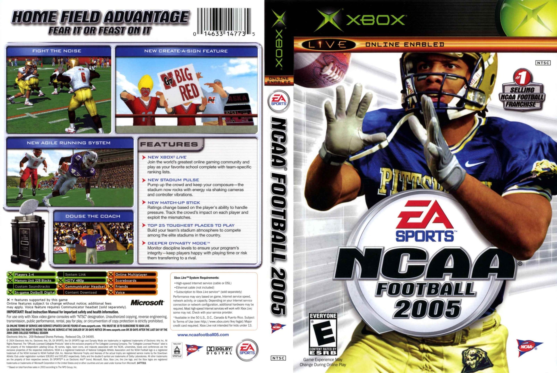 NCAA Football 2005 Cover Art - WOI Solutions