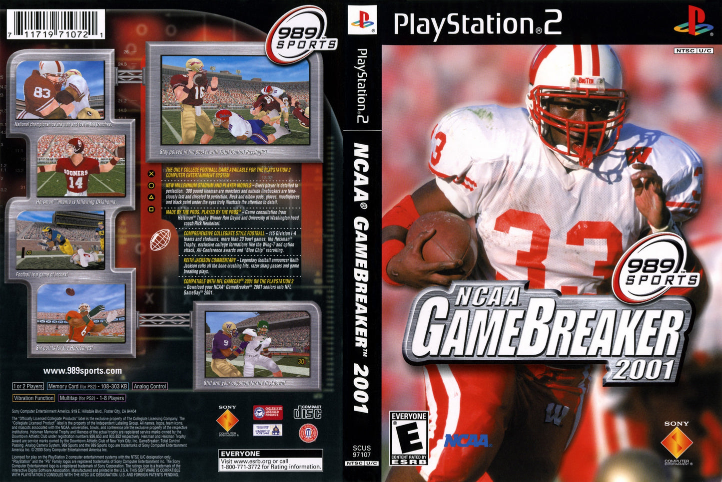 NCAA GameBreaker 2001