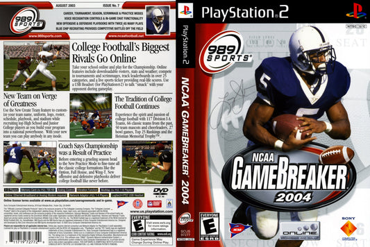 NCAA GameBreaker 2004