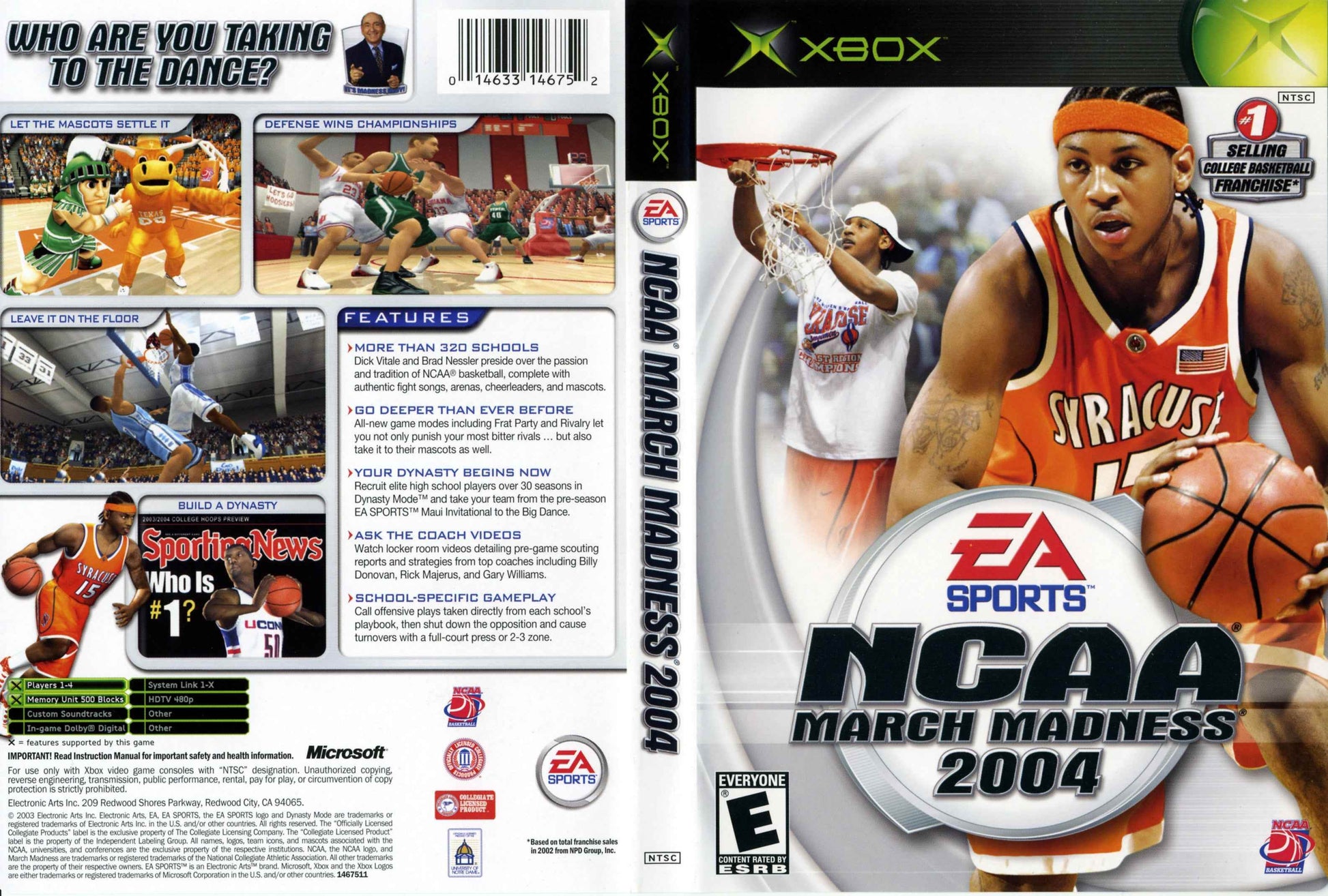 NCAA March Madness 2004 Cover Art - WOI Solutions