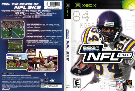 NFL 2K2 Cover Art - WOI Solutions