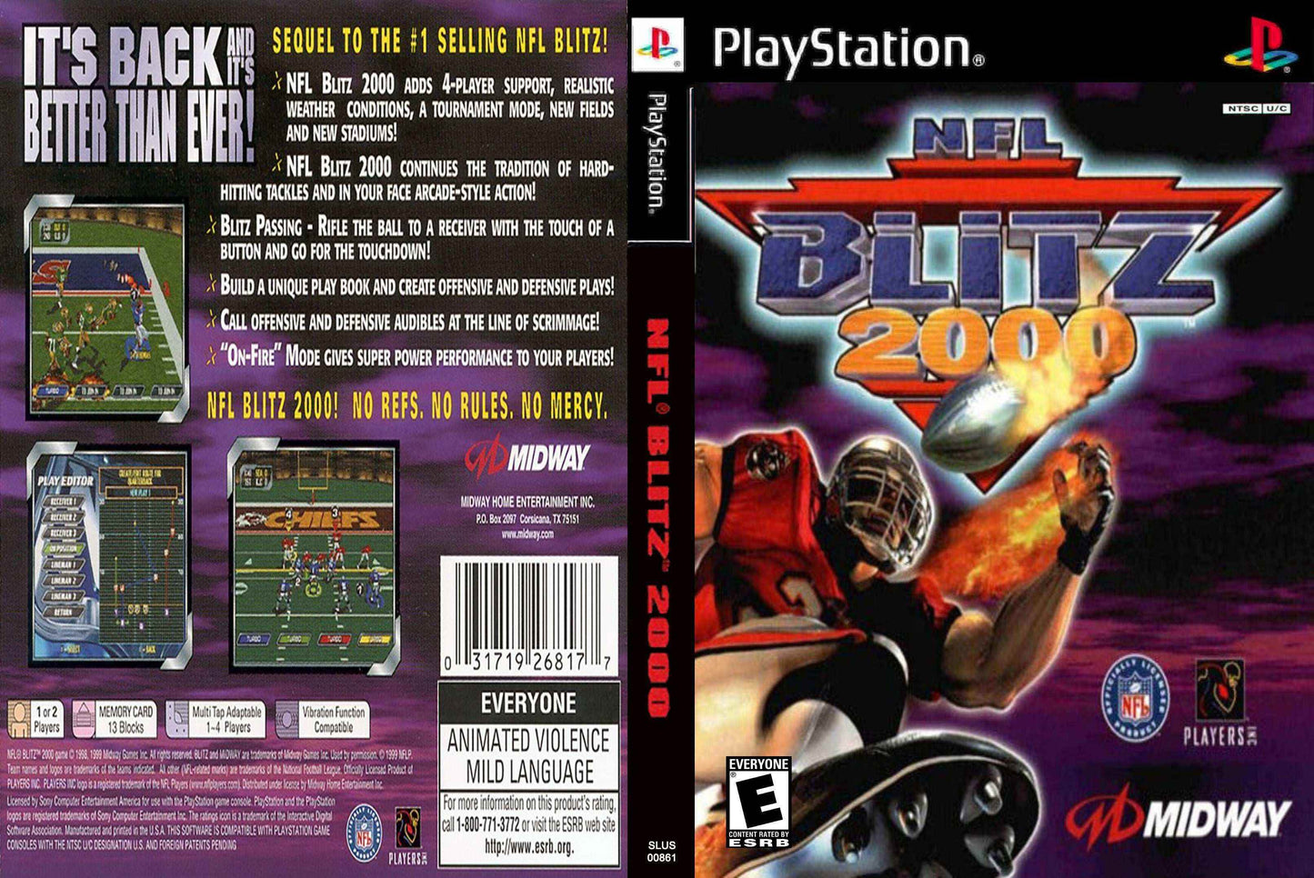 NFL Blitz 2000 Cover Art - WOI Solutions