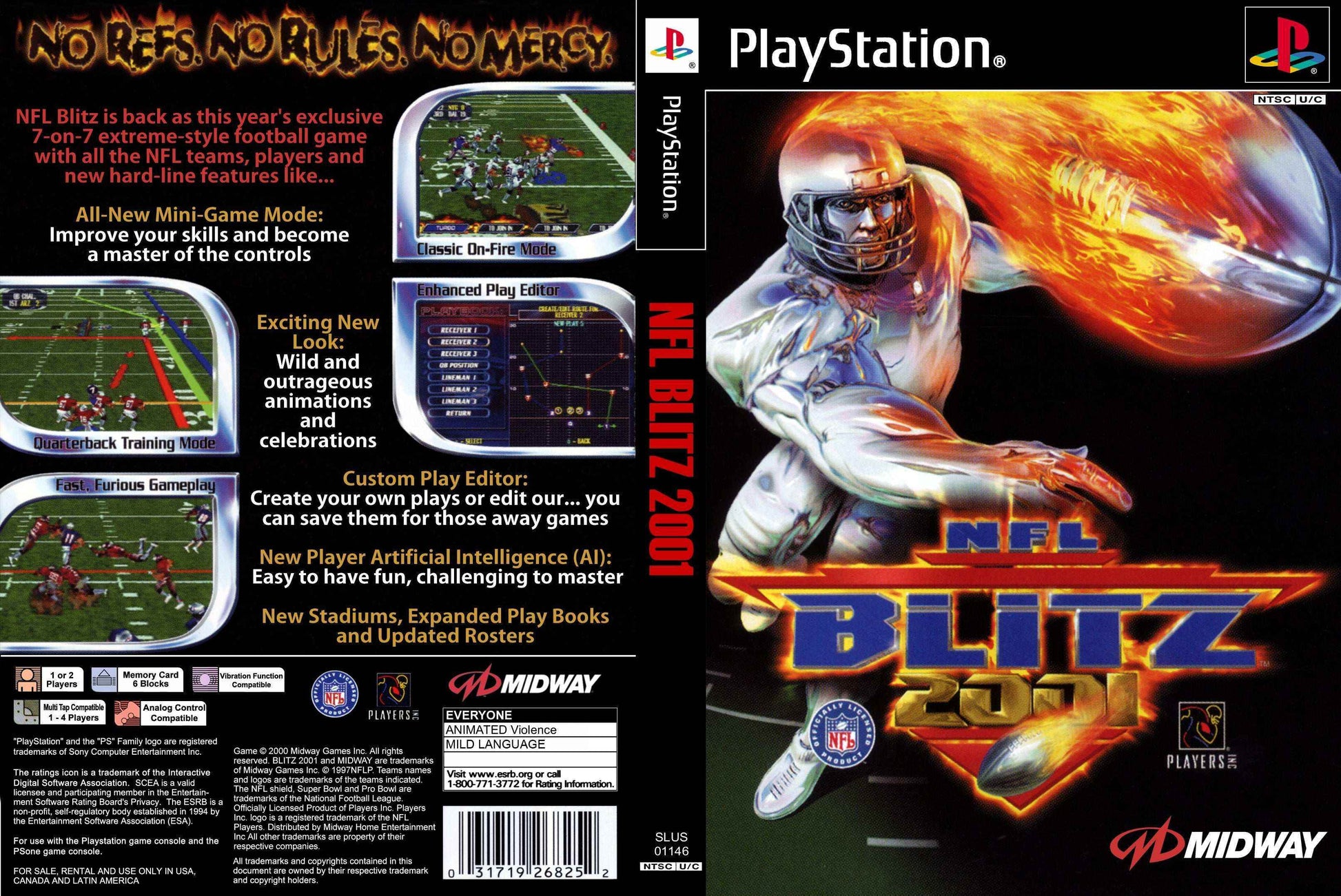 NFL Blitz 2001 Cover Art - WOI Solutions