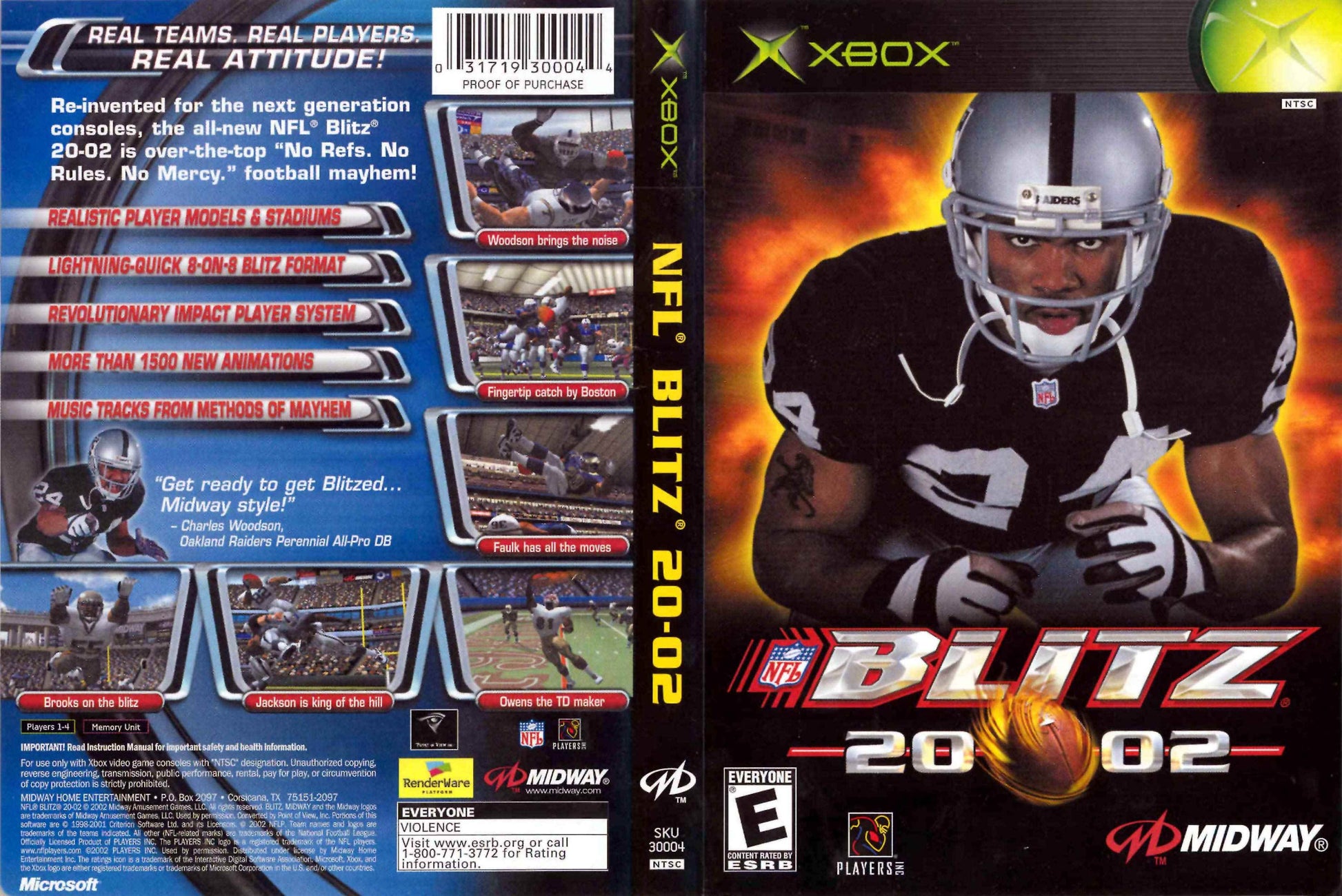 NFL Blitz 2002 Cover Art - WOI Solutions