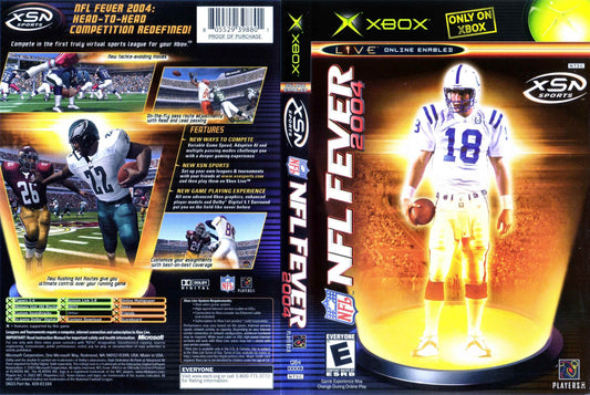 NFL Fever 2004 Cover Art - WOI Solutions