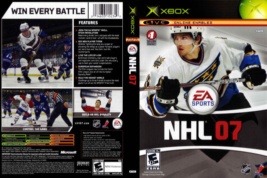NHL 07 Cover Art - WOI Solutions