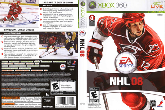 NHL 08 Cover Art - WOI Solutions