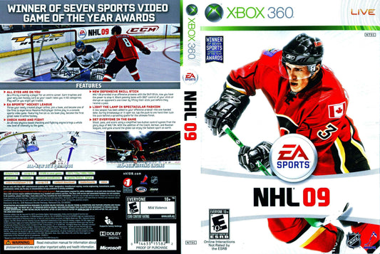 NHL 09 Cover Art - WOI Solutions