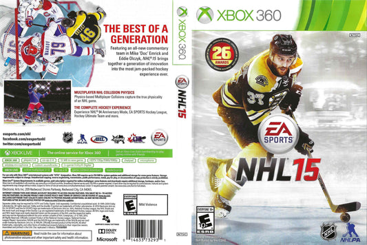 NHL 15 Cover Art - WOI Solutions