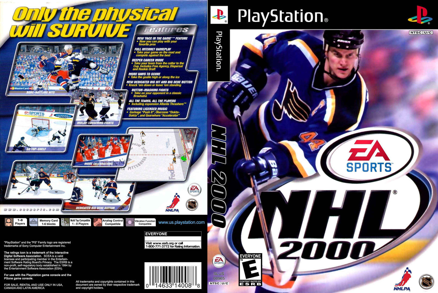 NHL 2000 Cover Art - WOI Solutions